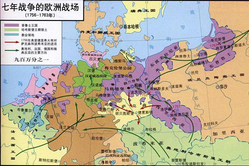 七年战争普鲁士四面受敌为什么还能赢
